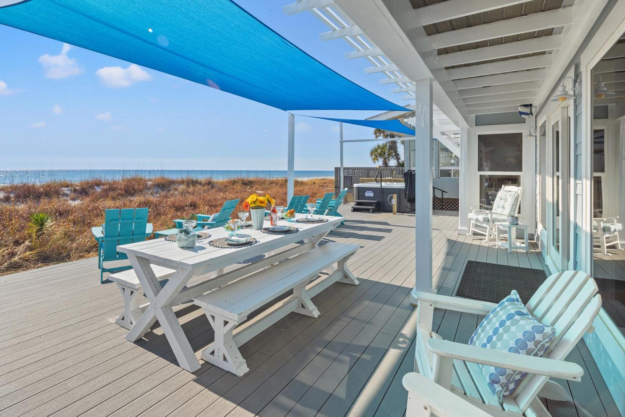 Luxury Gulf Front Property! Directly On The Beach! Sleeps 15! 파나마 시티 외부 사진